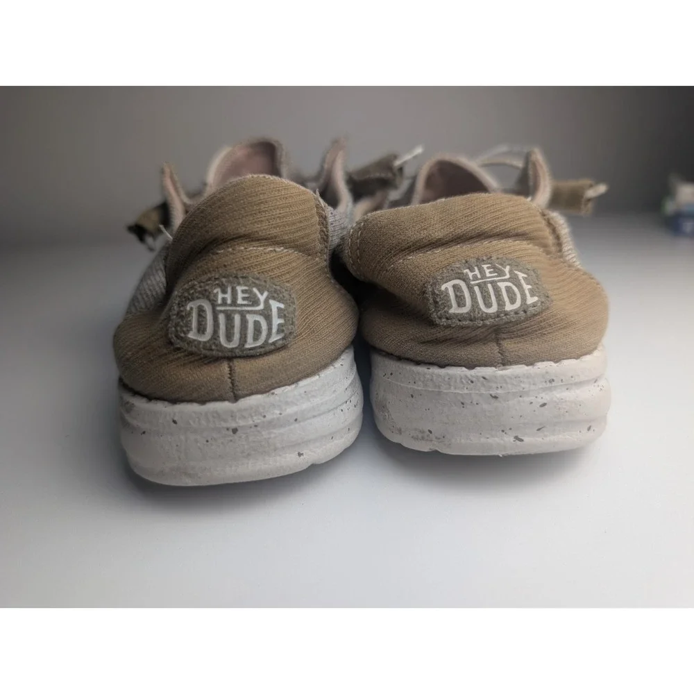 Hey Dude Wendy Sport Mesh Walnut Women's Slip-On Shoes Size 6